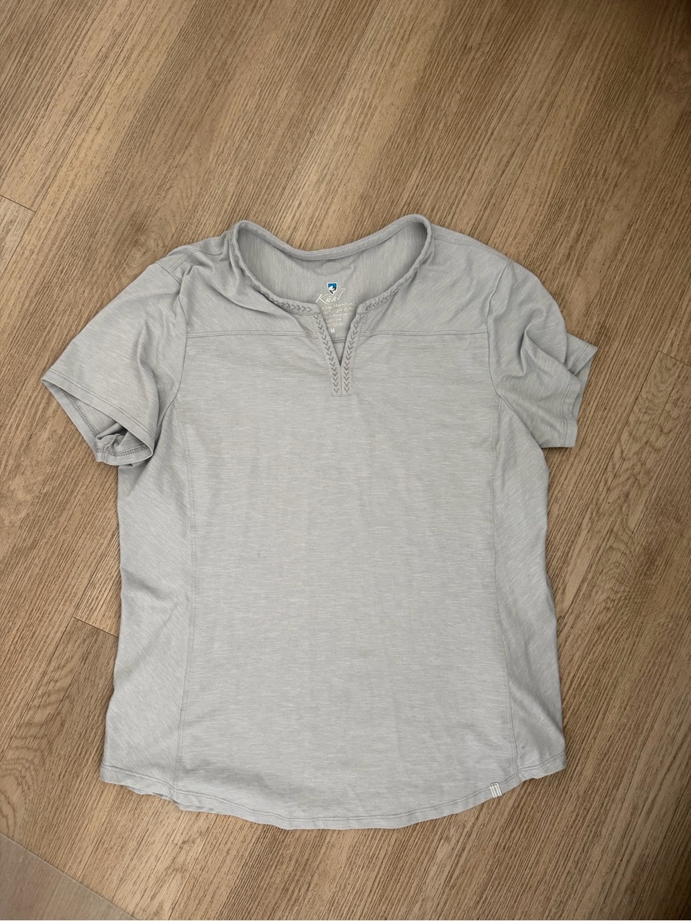 Kuhl Light Gray Short Sleeve Athletic Tee